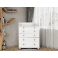 Детский комод Incanto Мишка с органайзером 800/5 PK-0060/00 (белый) - Превью изображения №13 — Интернет-магазин Time-Shop