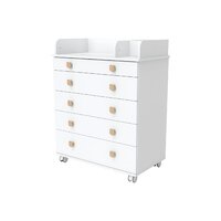 Детский комод Incanto Мишка с органайзером 800/5 PK-0060/00 (белый) - Превью изображения №5 — Интернет-магазин Time-Shop
