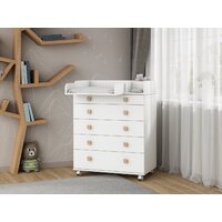 Детский комод Incanto Мишка с органайзером 800/5 PK-0060/00 (белый) - Превью изображения №19 — Интернет-магазин Time-Shop