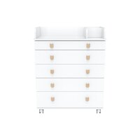 Детский комод Incanto Мишка с органайзером 800/5 PK-0060/00 (белый) - Превью изображения №2 — Интернет-магазин Time-Shop