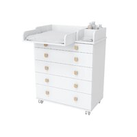 Детский комод Incanto Мишка с органайзером 800/5 PK-0060/00 (белый) - Превью изображения №12 — Интернет-магазин Time-Shop