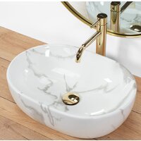 Умывальник Rea Amelia Marmo Shiny REA-U8001 - Превью изображения №4 — Интернет-магазин Time-Shop