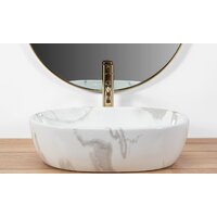 Умывальник Rea Amelia Marmo Shiny REA-U8001 - Превью изображения №5 — Интернет-магазин Time-Shop