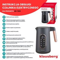 Электрический чайник Klausberg KB-7892 - Превью изображения №6 — Интернет-магазин Time-Shop