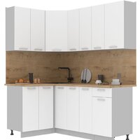 Интерлиния Мила Лайт 1.2x1.9 (белый платинум/белый платинум/дуб бунратти)