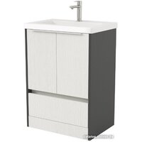 Дабер Тумба под умывальник 017 Тобага/Эридан/Артвин 60 Т17.6Т.0.20Б (белый древесный/серый/белый)