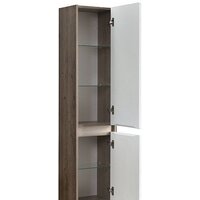  Belux Шкаф-полупенал Долли ПН 30 (177, белый глянцевыйдуб денвер) - Превью изображения №2 — Интернет-магазин Time-Shop