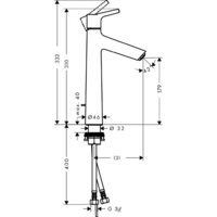 Смеситель Hansgrohe Talis S 72031000 - Превью изображения №2 — Интернет-магазин Time-Shop