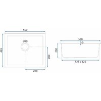 Кухонная мойка Rea ZLE-00114 - Превью изображения №7 — Интернет-магазин Time-Shop
