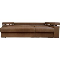 Угловой диван Bobrovmebel Мадрид правый (микровелюр симпл 45 коричневый) - Превью изображения №3 — Интернет-магазин Time-Shop