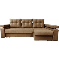 Bobrovmebel Мадрид правый (микровелюр симпл 45 коричневый)