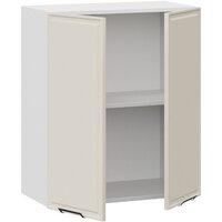 Шкаф навесной Трия Белладжио 1В6 (белый/софт панакота) - Превью изображения №2 — Интернет-магазин Time-Shop