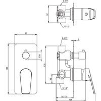 Смеситель Deante Jasmin Nero BGJ N44P - Превью изображения №3 — Интернет-магазин Time-Shop