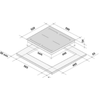 Варочная панель Krona Eterno 60 BL - Превью изображения №3 — Интернет-магазин Time-Shop