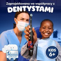 Электрическая зубная щетка Oral-B iO Kids Marvel Spiderman с футляром (черный) - Превью изображения №3 — Интернет-магазин Time-Shop