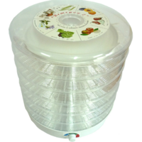 Сушилка для овощей и фруктов Спектр-Прибор Ветерок-2 ЭСОФ-0,6/220 (5 поддонов, прозрачный) - Превью изображения №2 — Интернет-магазин Time-Shop