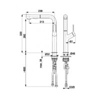 Смеситель Armatura Duero Design 6623-220-22 - Превью изображения №2 — Интернет-магазин Time-Shop
