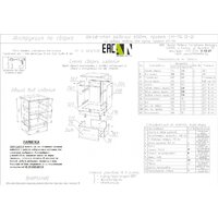 Шкаф напольный Артём-Мебель 600мм СН-114.16-Ш (ДСП бетон спаркс) - Превью изображения №3 — Интернет-магазин Time-Shop