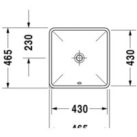 Умывальник Duravit Starck 3 0305430000 - Превью изображения №3 — Интернет-магазин Time-Shop