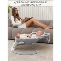 Шезлонг Amarobaby Teddy Swing AB24-22TED/11 (серый) - Превью изображения №22 — Интернет-магазин Time-Shop