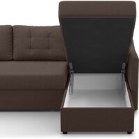 Угловой диван Mio Tesoro Бонд 123 (Savana Chocolate) - Превью изображения №6 — Интернет-магазин Time-Shop