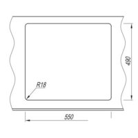 Кухонная мойка Dr. Gans Ника 570 (белый) - Превью изображения №3 — Интернет-магазин Time-Shop