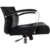 Офисное кресло Бюрократ T-9928SL Fabric (черный Italia Black/крестовина металл хром) - Превью изображения №15 — Интернет-магазин Time-Shop