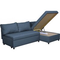 Угловой диван Mio Tesoro Farris F-4УС-0Пд (антрацит Lux 18) - Превью изображения №7 — Интернет-магазин Time-Shop