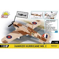 Конструктор Cobi Historical Collection WWII Hawker Hurricane Mk.I - Превью изображения №4 — Интернет-магазин Time-Shop