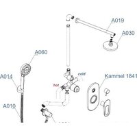 Душевая система  Wasserkraft A16830 - Превью изображения №7 — Интернет-магазин Time-Shop