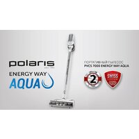 Вертикальный пылесос с влажной уборкой Polaris PVCS 7000 Energy Way Aqua (белый) - Превью изображения №13 — Интернет-магазин Time-Shop