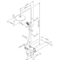 Душевая система  AM.PM Inspire 2.0 F0750A500 - Превью изображения №7 — Интернет-магазин Time-Shop