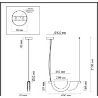 Подвесная люстра Odeon Light Colle 4358/20L - Превью изображения №2 — Интернет-магазин Time-Shop