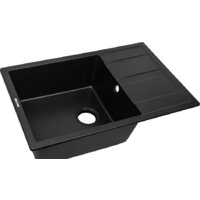 Кухонная мойка ZorG Apollo 78 (черный оникс) - Превью изображения №2 — Интернет-магазин Time-Shop