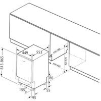 Встраиваемая посудомоечная машина Krona KASKATA 45 BI - Превью изображения №2 — Интернет-магазин Time-Shop