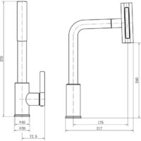 Смеситель Fashun A56131-17 - Превью изображения №5 — Интернет-магазин Time-Shop