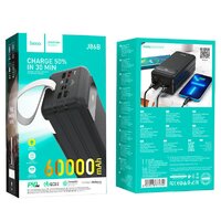 Внешний аккумулятор Hoco J86B Electric 60000mAh (черный) - Превью изображения №8 — Интернет-магазин Time-Shop