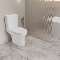 Унитаз напольный Lauter W246 2110246 + гигиенический душ Sano 21LT1292BM (горизонтальный выпуск) - Превью изображения №13 — Интернет-магазин Time-Shop