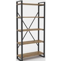 Hype Mebel Стандарт-2 50x170 (черный/дуб галифакс олово)