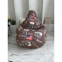 Кресло-мешок Flagman Груша Мега Г3.7-05 Times (коричневый) - Превью изображения №8 — Интернет-магазин Time-Shop