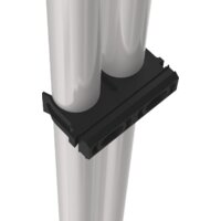 Стойка для одежды Sheffilton SHT-WR125 (черный/хром лак) - Превью изображения №3 — Интернет-магазин Time-Shop