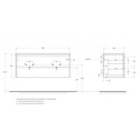  BelBagno Тумба под умывальник Kraft KRAFT-1200-2C-SO-2-RGB - Превью изображения №3 — Интернет-магазин Time-Shop