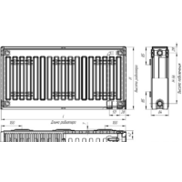 Стальной панельный радиатор Лидея ЛУ 21-508 500x800 - Превью изображения №5 — Интернет-магазин Time-Shop