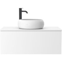  ЗОВ Тумба под умывальник Кито 80 K80LA0MWMC-KP13W (аттик/белый матовый) - Превью изображения №2 — Интернет-магазин Time-Shop