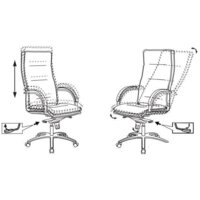 Офисное кресло Бюрократ T-9927SL (черный) - Превью изображения №6 — Интернет-магазин Time-Shop