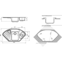 Кухонная мойка GranFest GF-C1040E (иней) - Превью изображения №2 — Интернет-магазин Time-Shop