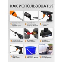Мойка высокого давления Forsland F-PG001 (с 1-им АКБ, кейс) - Превью изображения №20 — Интернет-магазин Time-Shop