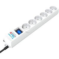 Сетевой фильтр Pilot S (7 м, 6 розеток, белый) - Превью изображения №2 — Интернет-магазин Time-Shop