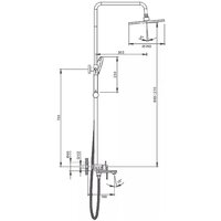 Душевая система  Splenka S05.24.06 - Превью изображения №3 — Интернет-магазин Time-Shop