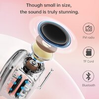 Беспроводная колонка Divoom Tiivoo 2 (розовый) - Превью изображения №4 — Интернет-магазин Time-Shop